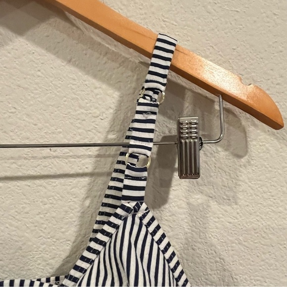 Cacique Chico’s blue and white stripe swimsuit new without tags size 20 - Picture 13 of 15